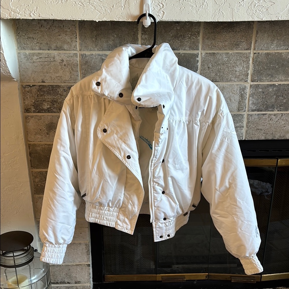 Roffe White Puffer Jacket